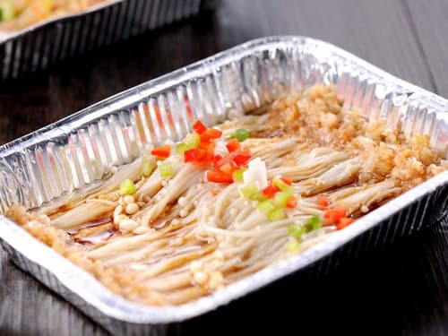 高明锡纸烤金针菇